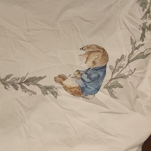 Sleepy Peter Rabbit Pottery Barn Kids Crib Sheet